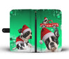 Boston Terrier Christmas Print Wallet Case-Free Shipping