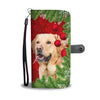 Cute Labrador Retriever Dog Christmas Print Wallet Case-Free Shipping