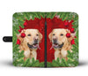 Cute Labrador Retriever Dog Christmas Print Wallet Case-Free Shipping