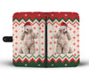 Poodle Dog Christmas Print Wallet Case-Free Shipping