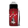 Lovely Boston Terrier Christmas Print Wallet Case-Free Shipping