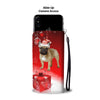 French Bulldog Christmas Print Wallet Case-Free Shipping