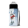 Amazing Siberian Husky Christmas Print Wallet Case-Free Shipping