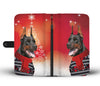 Doberman Pinscher Christmas Print Wallet Case-Free Shipping