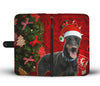 Doberman Pinscher On Christmas Print Wallet Case-Free Shipping