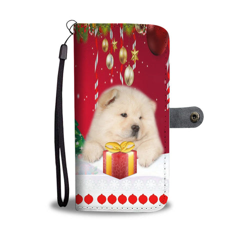 Chow Chow Dog Christmas Print Wallet Case-Free Shipping
