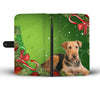 Airedale Terrier On Christmas Wallet Case-Free Shipping