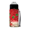 Akita Inu Dog On Christmas Print Wallet Case-Free Shipping