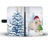 Cute Chow Chow Dog Christmas Print Wallet Case-Free Shipping