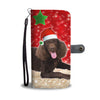 American Water Spaniel On Christmas Print Wallet Case-Free Shipping