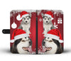 Alaskan Malamute Christmas Print Wallet Case-Free Shipping