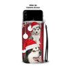 Alaskan Malamute Christmas Print Wallet Case-Free Shipping