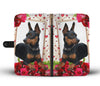 Miniature Pinscher Dog Christmas Print Wallet Case-Free Shipping