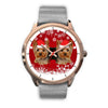 Yorkshire Terrier (Yorkie) Christmas Print Wrist Watch-Free Shipping