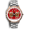 Yorkshire Terrier (Yorkie) Christmas Print Wrist Watch-Free Shipping