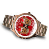 Yorkshire Terrier (Yorkie) Christmas Print Wrist Watch-Free Shipping