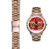 Yorkshire Terrier (Yorkie) Christmas Print Wrist Watch-Free Shipping