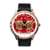 Yorkshire Terrier (Yorkie) Christmas Print Wrist Watch-Free Shipping