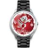 Cute Maltese Dog Christmas Print Wrist Watch-Free Shipping