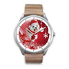 Cute Maltese Dog Christmas Print Wrist Watch-Free Shipping