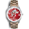 Cute Maltese Dog Christmas Print Wrist Watch-Free Shipping