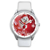 Cute Maltese Dog Christmas Print Wrist Watch-Free Shipping