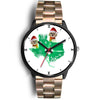 Shih Tzu Texas Christmas Print Wrist Watch-Free Shipping