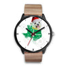 Maltese dog Texas Christmas Special Wrist Watch-Free Shipping