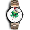 Maltese dog Texas Christmas Special Wrist Watch-Free Shipping