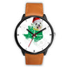 Maltese dog Texas Christmas Special Wrist Watch-Free Shipping