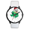 Maltese dog Texas Christmas Special Wrist Watch-Free Shipping