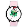 Maltese dog Texas Christmas Special Wrist Watch-Free Shipping