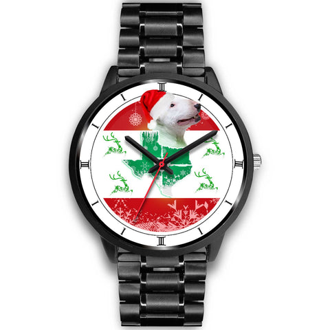 Bull Terrier Texas Christmas Special Wrist Watch-Free Shipping