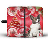 Cardigan Welsh Corgi On Christmas Print Wallet Case-Free Shipping