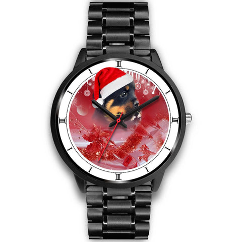 Cute Rottweiler Christmas Special Wrist Watch-Free Shipping