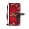 Doberman Pinscher Dog Christmas Print Wallet Case-Free Shipping