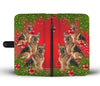 German Shepherd Dog Christmas Print Wallet Case-Free Shipping