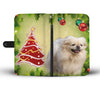 Pekingese Dog On Christmas Print Wallet Case-Free Shipping