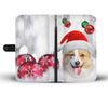 Pembroke Welsh Corgi Christmas Print Wallet Case-Free Shipping