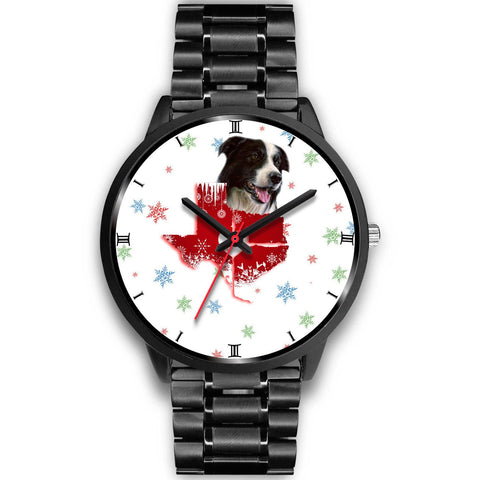 Border Collie Texas Christmas Special Wrist Watch-Free Shipping