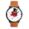 Border Collie Texas Christmas Special Wrist Watch-Free Shipping