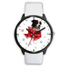 Border Collie Texas Christmas Special Wrist Watch-Free Shipping