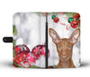 Pharaoh Hound On Christmas Print Wallet Case-Free Shipping