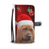 Cute Redbone Coonhound On Christmas Print Wallet Case-Free Shipping
