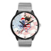 Pug Dog Texas Christmas Special Wrist Watch-Free Shipping