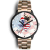 Pug Dog Texas Christmas Special Wrist Watch-Free Shipping