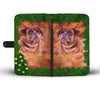 Boxer Dog Christmas Print Wallet Case-Free Shipping