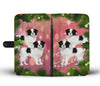 Cute Japanese Chin Dog Christmas Print Wallet Case-Free Shipping