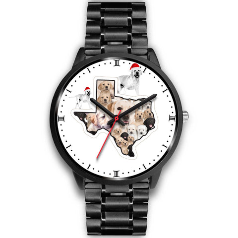 Amazing Labrador Puppies Texas Christmas Special Wrist Watch-Free Shipping