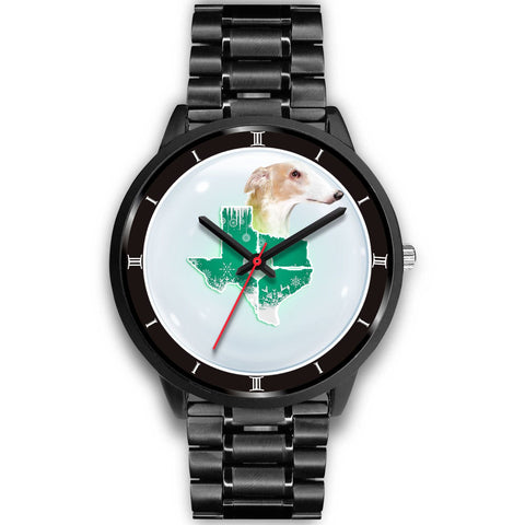 Borzoi Dog Texas Christmas Special Wrist Watch-Free Shipping